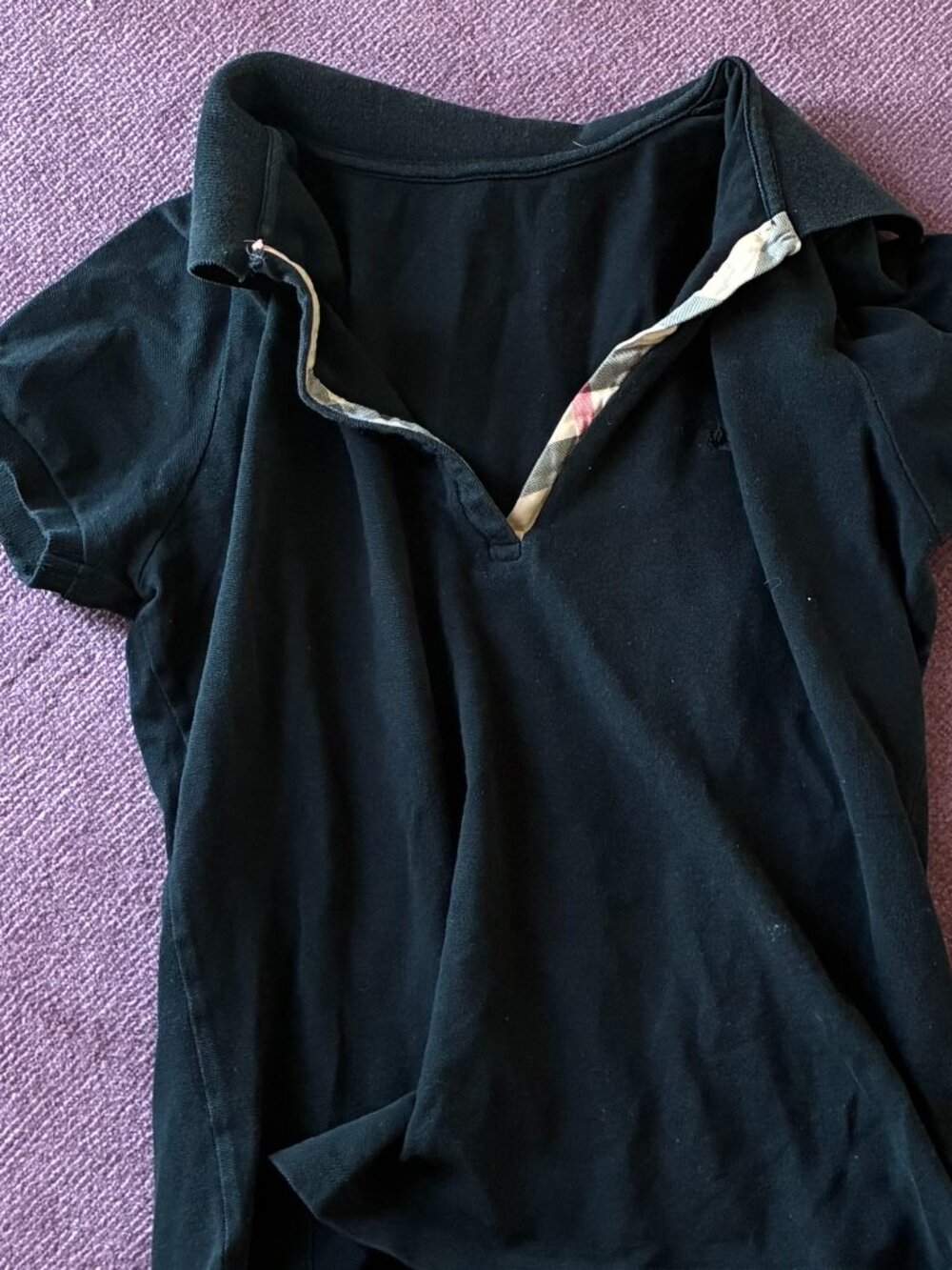 vintage burberry polo